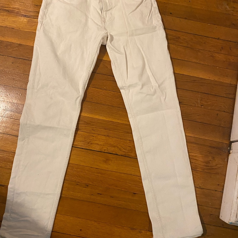 White jeans